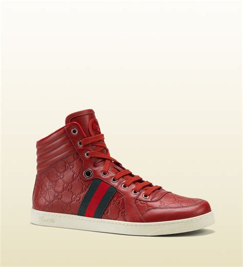 men's black and red gucci shoes|Gucci guccissima men's shoes.